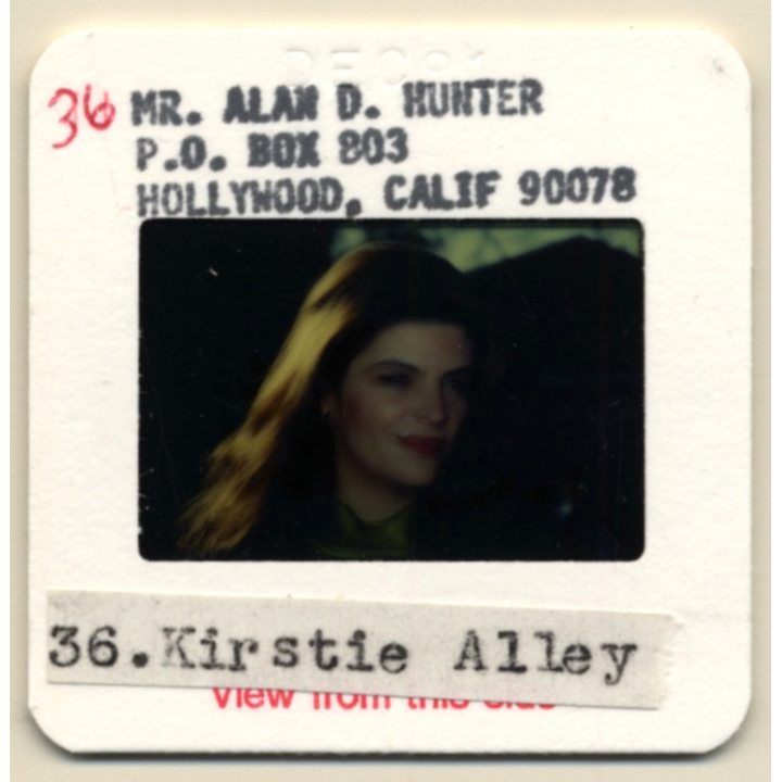 Kirstie Alley / Hollywood Actress (Vintage Press Diapositive ~1980s)