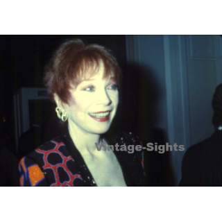 Shirley MacLaine / Hollywood Actress (Vintage Press Diapositive ~1980s)