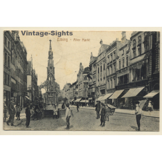 Elblag - Elbing / Poland: Alter Markt (Vintage PC 1916)