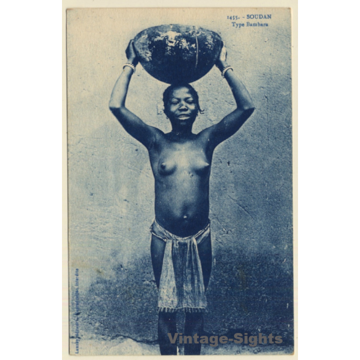 Soudan: Type Bambara / Risqué - Ethnic Nude (Vintage PC ~1910s)