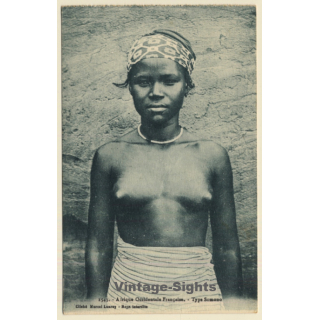 Afrique Occidentale Francaise: Type Somono / Risqué - Ethnic Nude (Vintage PC ~1910s)