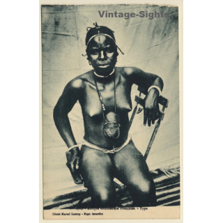 Afrique Occidentale Francaise: Type / Risqué - Ethnic Nude (Vintage PC ~1910s)
