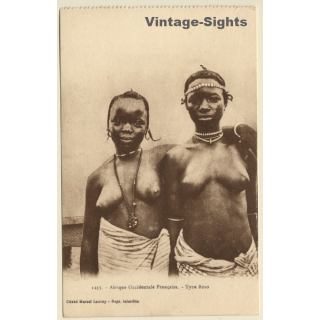 Afrique Occidentale Francaise: Type Boso - Bozo / Risqué - Ethnic Nude (Vintage PC ~1910s)