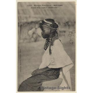Afrique Francaise - Haute-Guinée: Jeune Fille Djallonké / Ethnic - Braids (Vintage PC 1907)