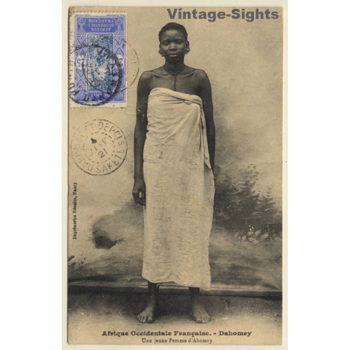 Afrique Occidentale Francaise: Dahomey - Jeune D'Abomey / Ethnic (Vintage PC 1921)