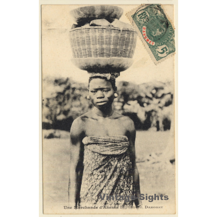 Zagnanavo - Dahomey: Une Marchande D'Akassa / Ethnic (Vintage PC 1908)