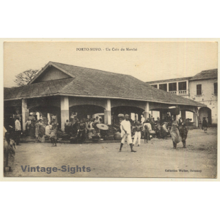 Dahomey / Benin: Porto Novo - Un Coin Du Marché (Vintage PC ~1910s)