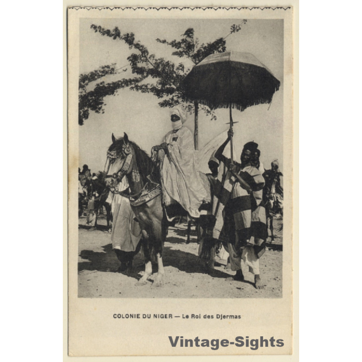 Colonie Du Niger: Le Roi Des Djermas / King Of The Djerma (Vintage PC 1910s/1920s)