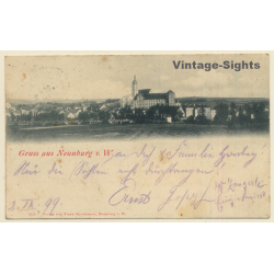 Neunburg Vorm Wald / Germany: Partial View (Vintage PC 1899)