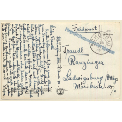 Schongau - Bavaria / Germany: Aerial View (Vintage RPPC 1940)
