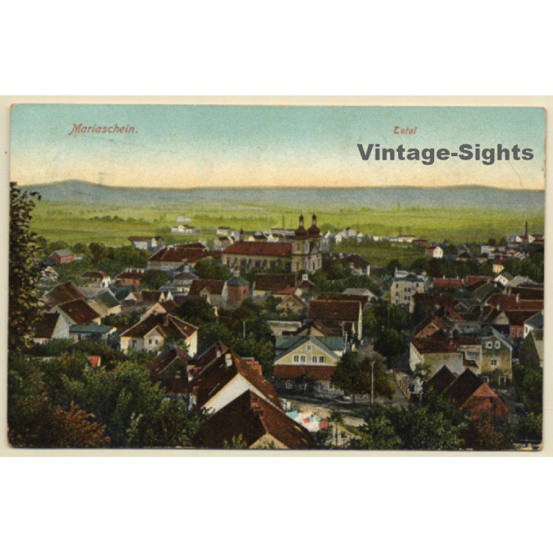 Mariaschein - Bohosudov (Böhmen) / Czechia: Total View (Vintage PC 1910s)