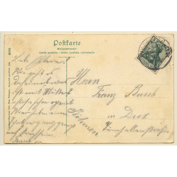 Kirchheim u. Teck / Germany: Partie Am Stadtgraben (Vintage PC 1907)