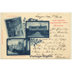 Weikersheim / Germany: Fürstl. Hohenlohe-Langenburg'sches Schloss (Vintage PC 1899)