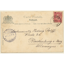 Mons / Belgium: Rue De La Houssière (Vintage PC 1902)