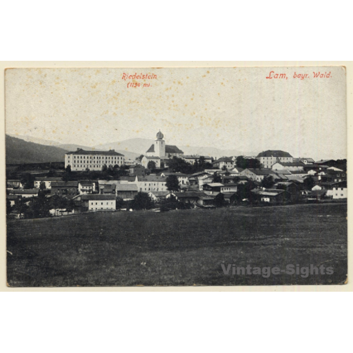 Lam (Bayr.Wald) / Germany: Schloss & Riedelstein (Vintage PC 1925)