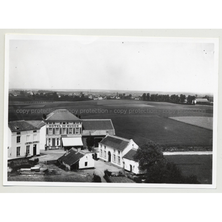 Hotel Du Musée 3 - Waterloo / Belgium (Vintage A.C.L. Archive Photo B/W ~1950s)