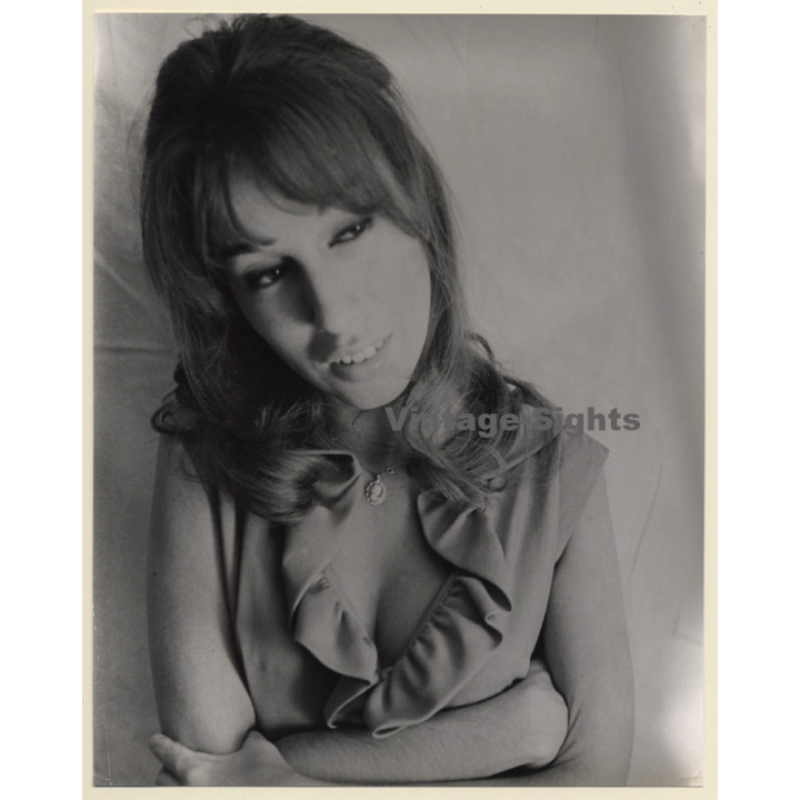 Jerri Bram (1942): Portrait Of Young Woman With Beehive (Vintage Photo ~1970s)