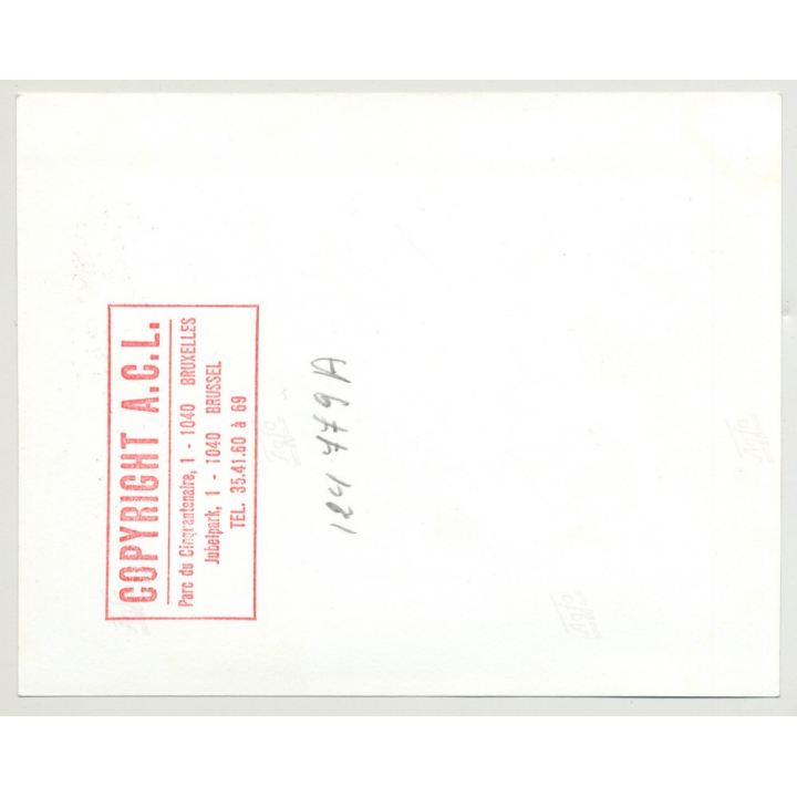 Hotel Du Musée 4: Outbuilding - Waterloo / Belgium (Vintage A.C.L. Archive Photo B/W ~1950s)