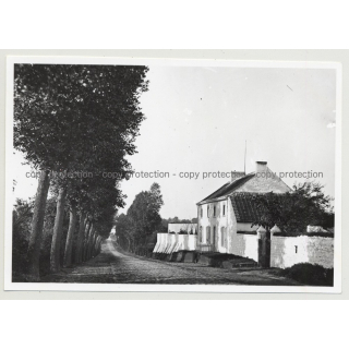 Hotel Du Musée 5: Outbuilding - Waterloo / Belgium (Vintage A.C.L. Archive Photo B/W ~1950s)