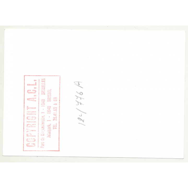 Hotel Du Musée 6: Outbuilding - Waterloo / Belgium (Vintage A.C.L. Archive Photo B/W ~1950s)