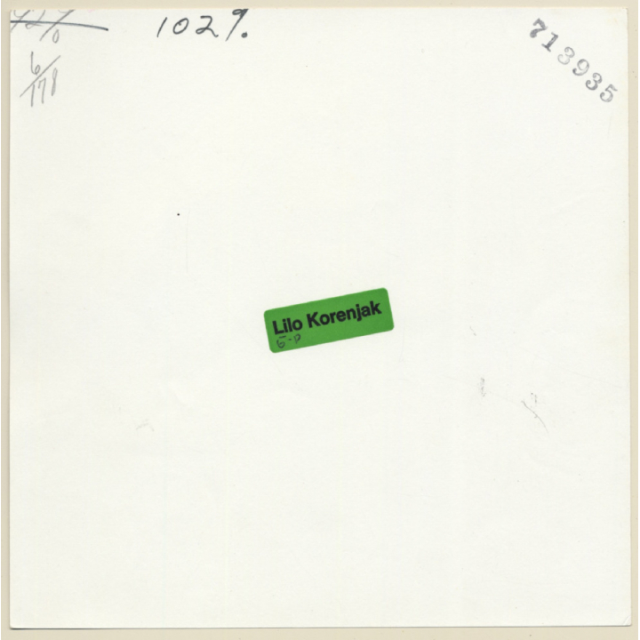 Erotic Study: Dark-Skinned Semi Nude Beauty / Hot Pants (Vintage Photo KORENJAK 1970s/1980s)