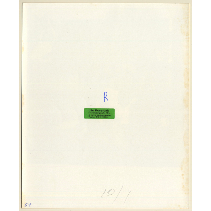 Erotic Study: Busty Slim Dark-Skinned Semi Nude / Sun Visor (Vintage Photo KORENJAK 1970s/1980s)