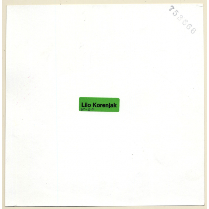 Erotic Study: Dark-Skinned Nude With Ammunition Belt *4 / Boobs - Flocati (Vintage Photo KORENJAK 1970s/1980s)