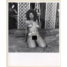 Erotic Study: Pretty Busty Dark-Skinned Semi Nude With Afro *7 (Vintage Photo KORENJAK 1970s/1980s)