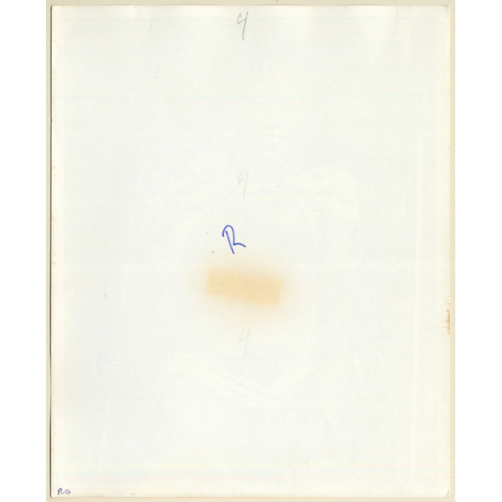 Erotic Study: Natural Dark-Skinned Semi Nude Pulls Down Panties (Vintage Photo KORENJAK 1970s/1980s)