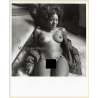 Erotic Study: Sweet Dark-Skinned Nude With Belly Chain (Vintage Photo KORENJAK 1970s/1980s)