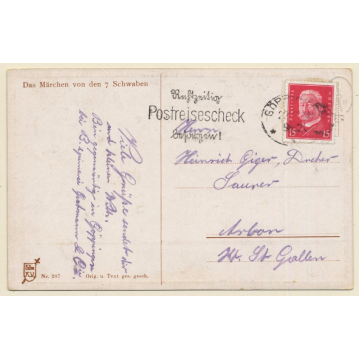 Die 7 Schwaben - Jokele Gang Du Voran... (Vintage PC 1930s)