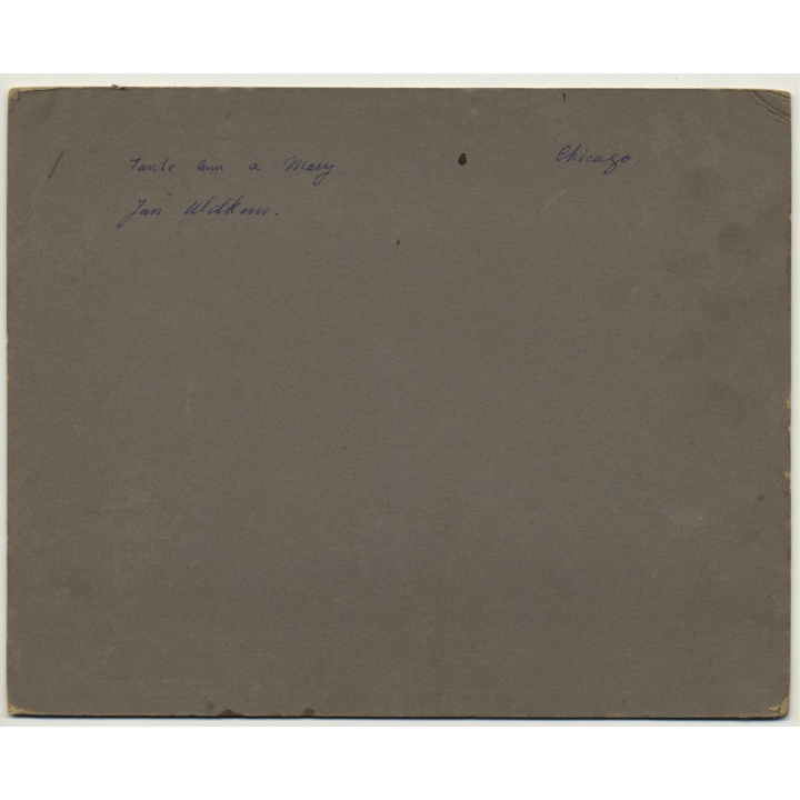 German Emigrants In Chicago Bakery / Pastry Shop (Vintage Photo B/W ~1920s)