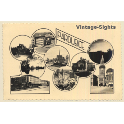 Pardubice / Czechia: Multiview (Vintage RPPC)