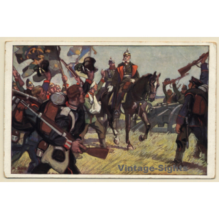 König Wilhelms Ritt Um Sedan 2.9.1870 (Vintage PC 1910s)
