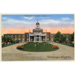 Macon / USA: Masonic Home Of Georgia (Vintage PC ~1930s/1940s)