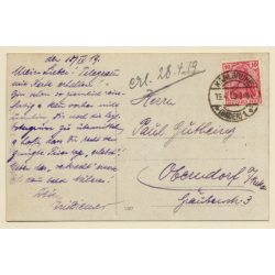 Das Crailsheimer Kriegsnotgeld 1918 - Rückseite (Vintage RPPC 1919)