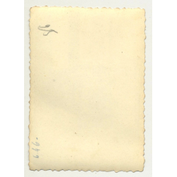 Little Girl With Her Beloved Teddy Bears & Puppets (Vintage Photo B/W ~1910s/1920s)