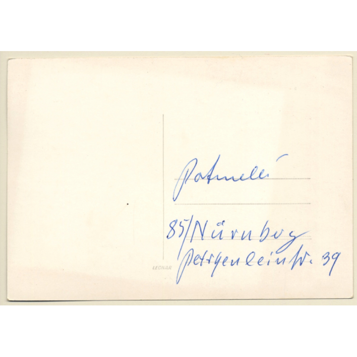 German Circus Clown Portunelli (Vintage RPPC ~1960s)