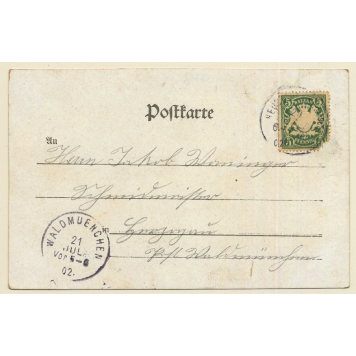 Neustadt an der Waldnaab: Total View (Vintage PC 1902)