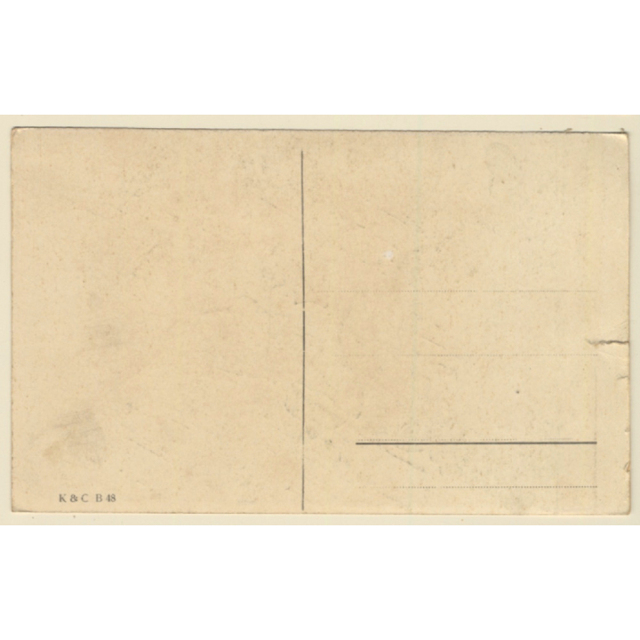 Klusmeyer: Der Kilometerfresser / Military Humor (Vintage Artist PC ~1920s/1930s)