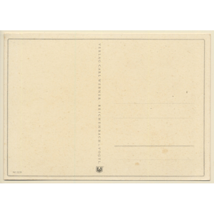 Mädchen spielt mit Käthe Kruse Puppe *1 (Vintage PC ~1940s)