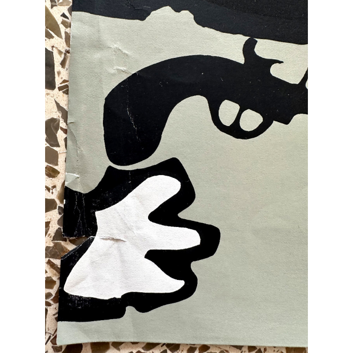 Bob Keue's Jazz Gang @ South Border Jazz Club (Vintage Screen Printed Poster ~1960s)