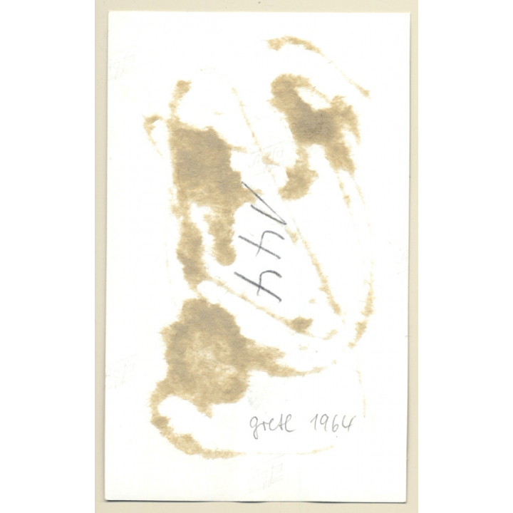 Maid In Latex Dress In Bondage / Full Face Mask - BDSM (2nd Gen. Photo 1960s)