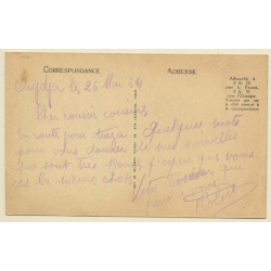 Morocco: Café Marocain Dans Le Bled / Berber - Ethnic (Vintage PC 1924)