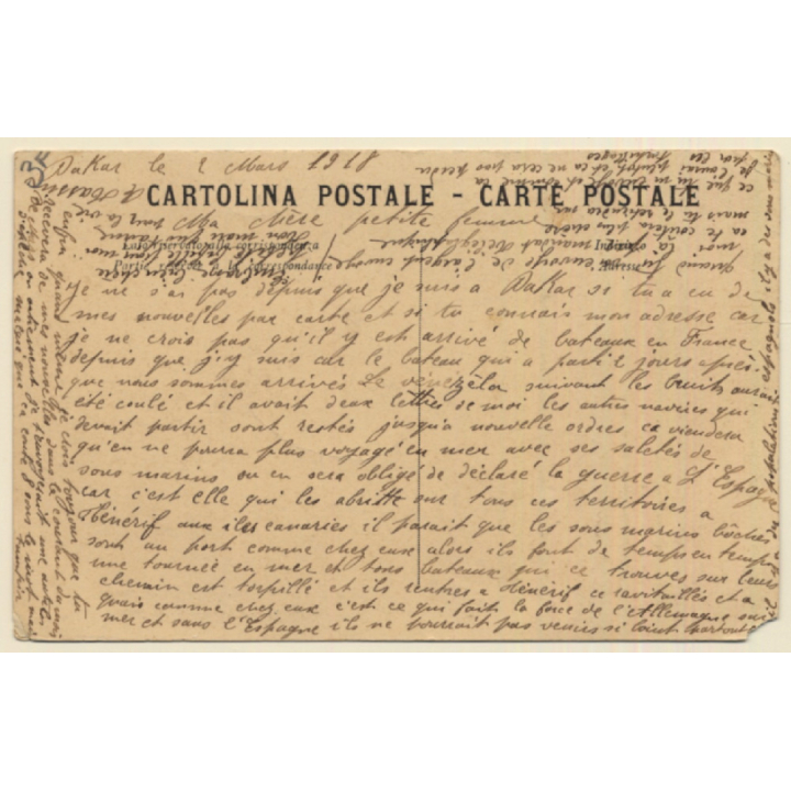 Senegal: Trieuses de gomme / Gum Sorters (Vintage PC 1918)