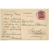 Dampfer Kronprinz Wilhelm Passiert Rotesand Leuchtturm (Vintage PC 1909)