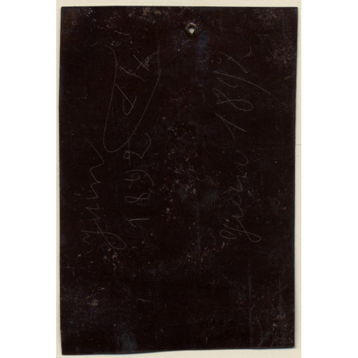 Funny Take Of Young Guy / Arcade Comic Tintype (Vintage Ferrotype Photo 1892)