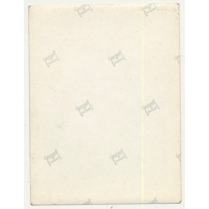 Mixed Group Of Workers In Front Of Railway Wagon (Vintage Photo B/W Africa 1940s/1950s)