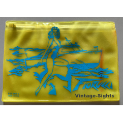 Rare Vintage Fiorucci Beach Vanity Bag - Pin-Up (Italy ~1980s)
