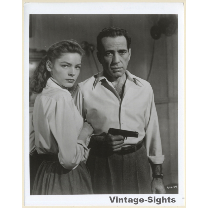 Lauren Bacall & Humphrey Bogart: Key Largo (Vintage Movie Still Photo ~1970s)